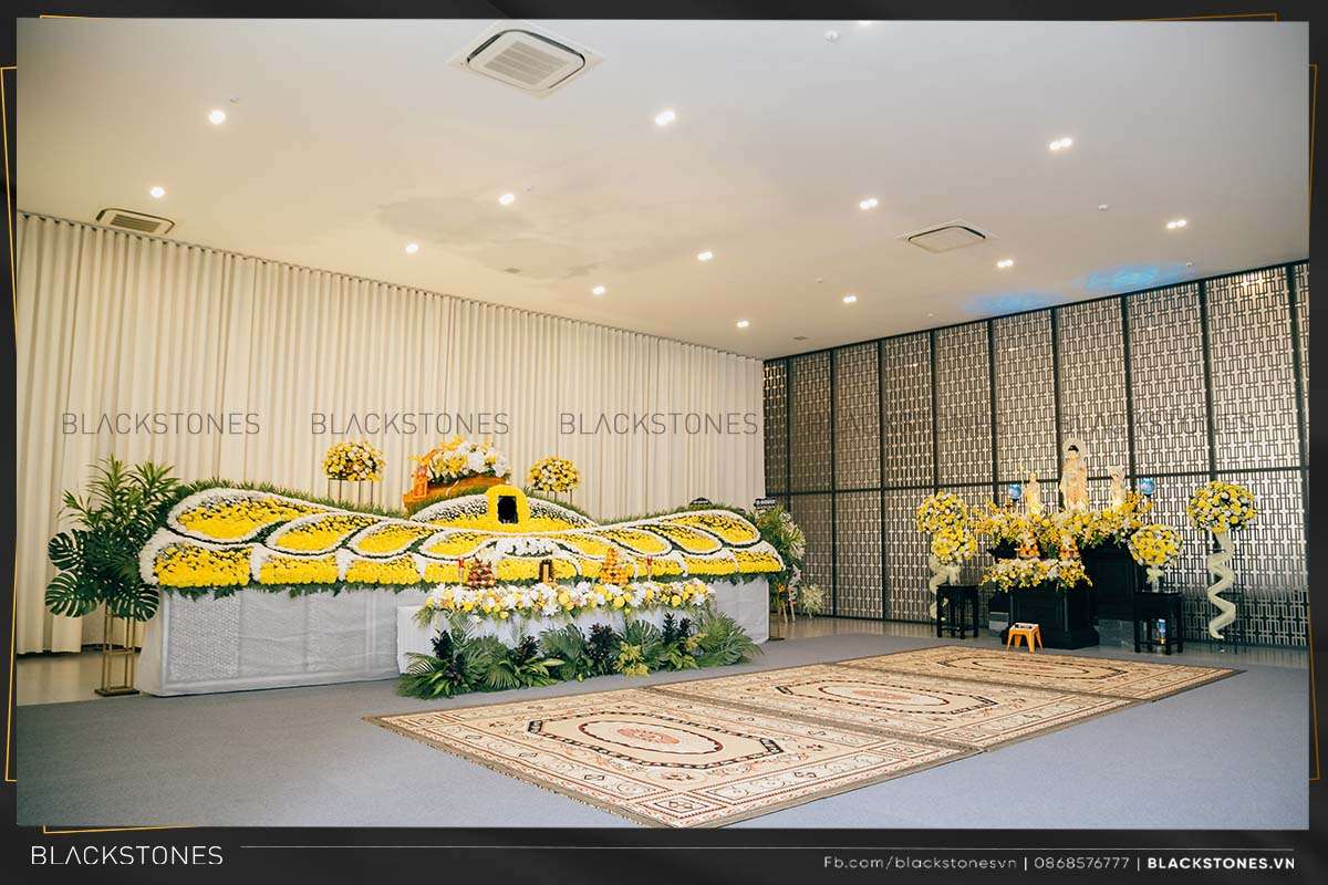 Không gian nhà tang lễ dễ dàng sắp xếp và bày trí