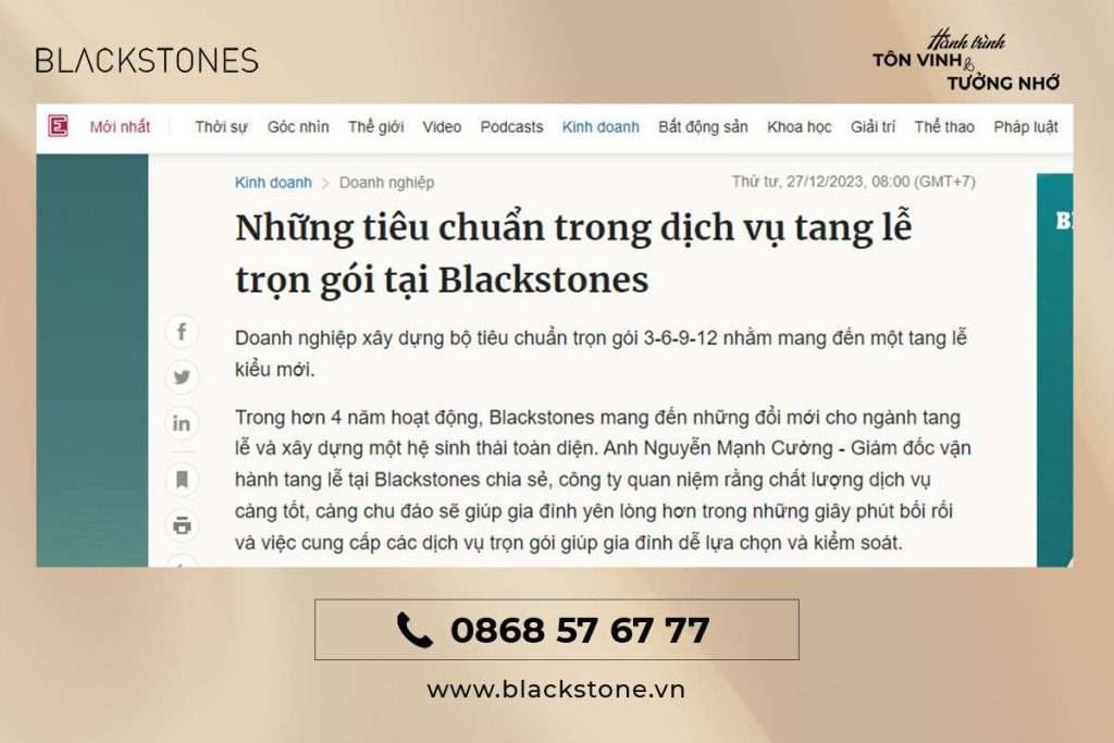 Báo chí nói gì về Blackstones trong năm 2023