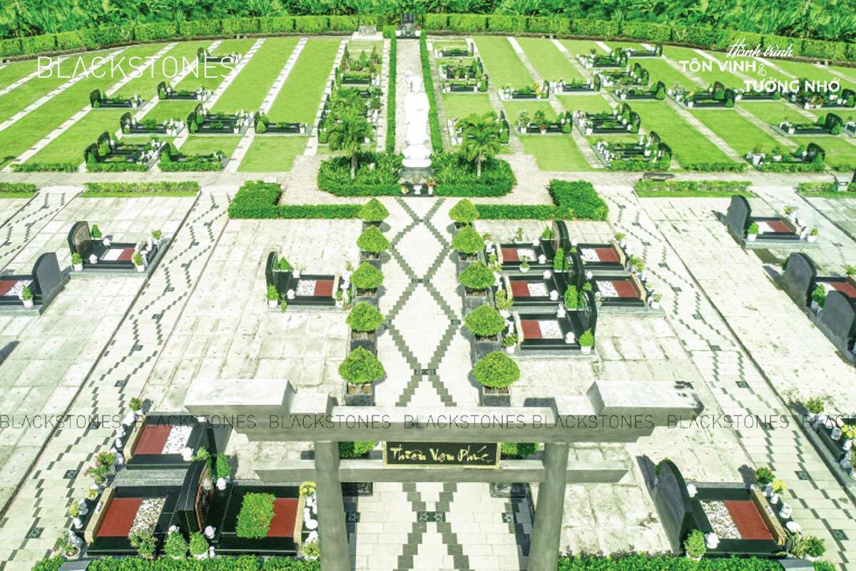 Toàn cảnh hoa viên nghĩa trang Sài Gòn Thiên Phúc