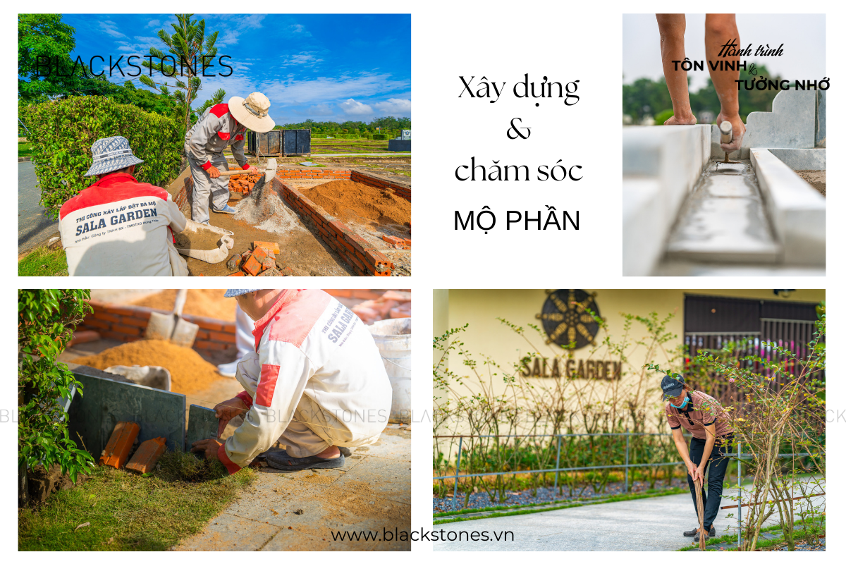 Xây dựng và chăm sóc mộ phần