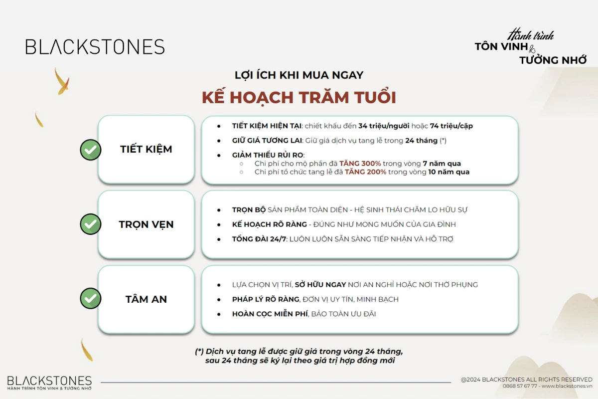 lợi ích kế hoạch trăm tuổi