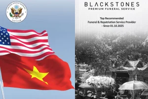 Blackstones được Đại sứ quán Mỹ công nhận là Top dịch vụ hồi hương quốc tế