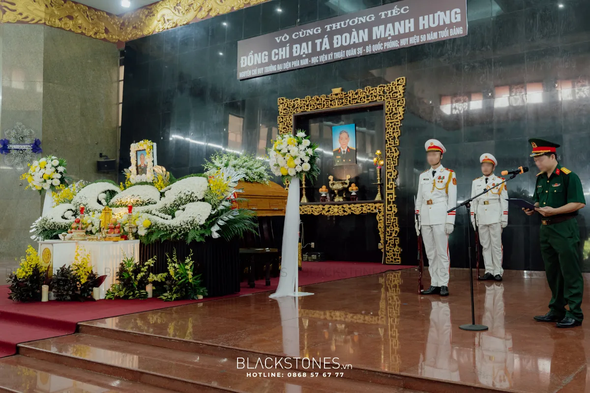 Điếu Văn Tang lễ cán bộ đặc biệt Trường Phúc Phật Giáo - Nhà tang lễ Quốc gia phía Nam Bộ Quốc Phòng 175 (6)