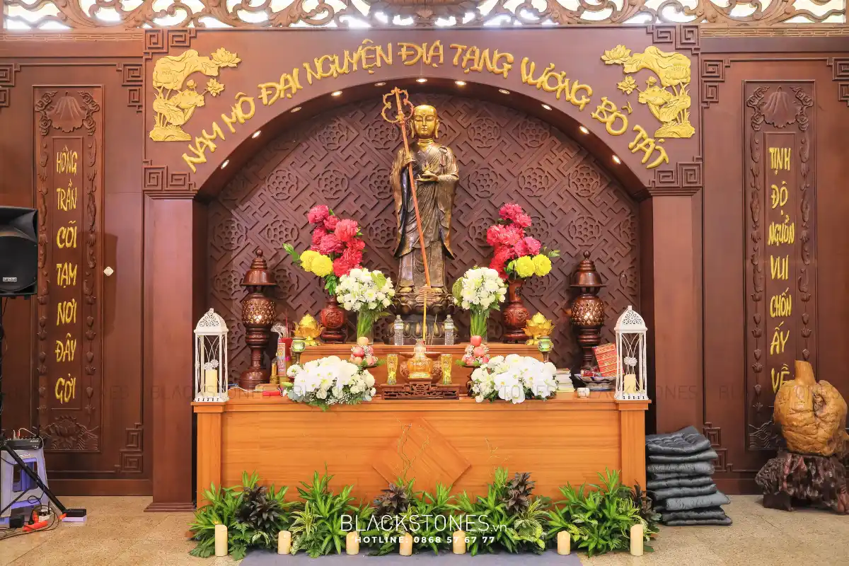 Bàn Phật Tang lễ Cao cấp Vĩnh Lạc Phật giáo - Nhà tang lễ pháp viện minh đăng quang (1)