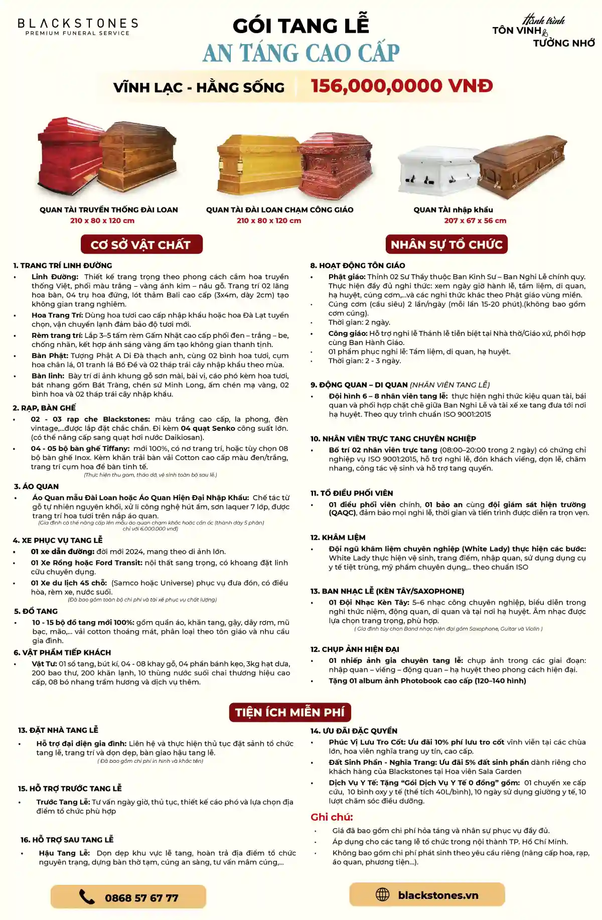 Dịch Vụ An Táng Trọn Gói Cao Cấp