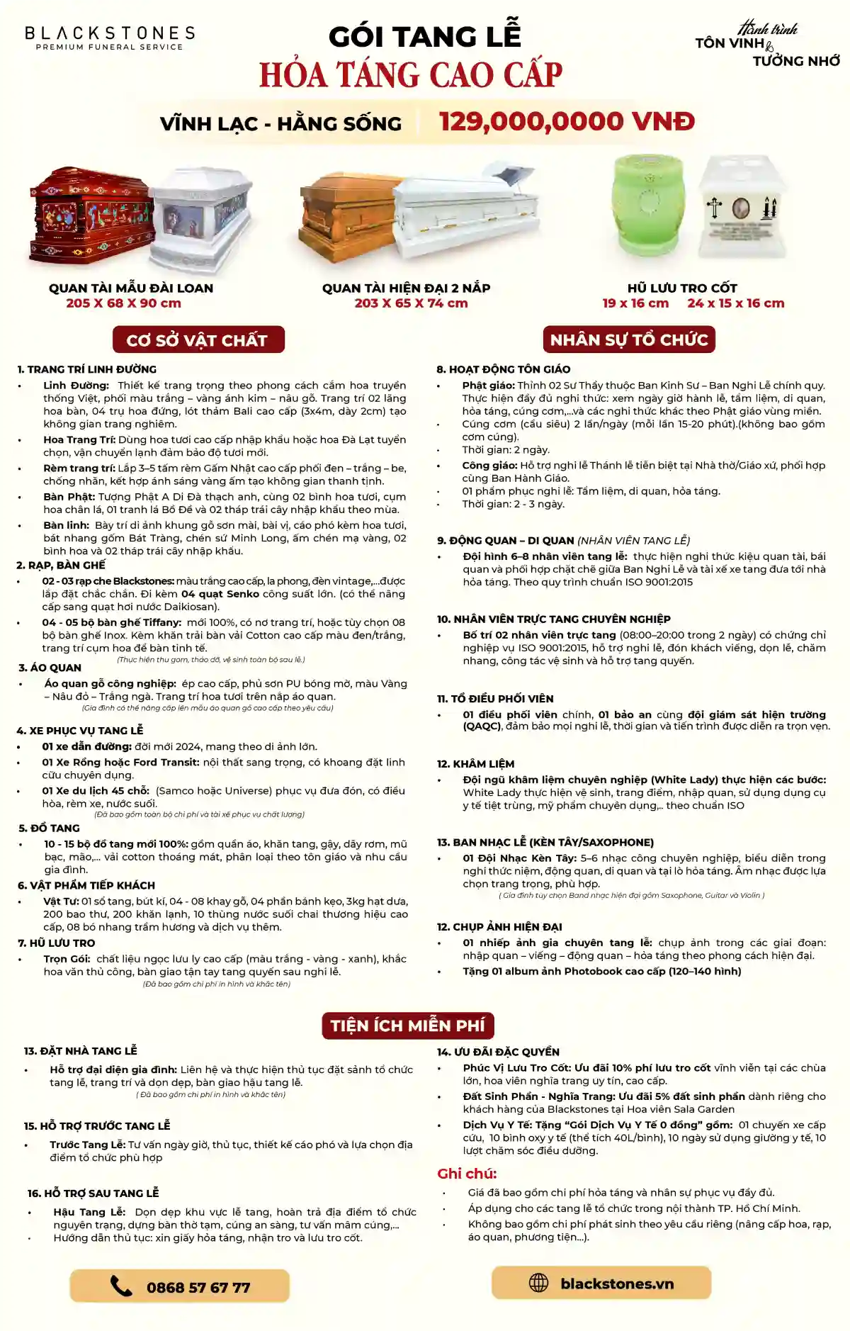 Dịch vụ Hỏa Táng Trọn Gói Cao Cấp