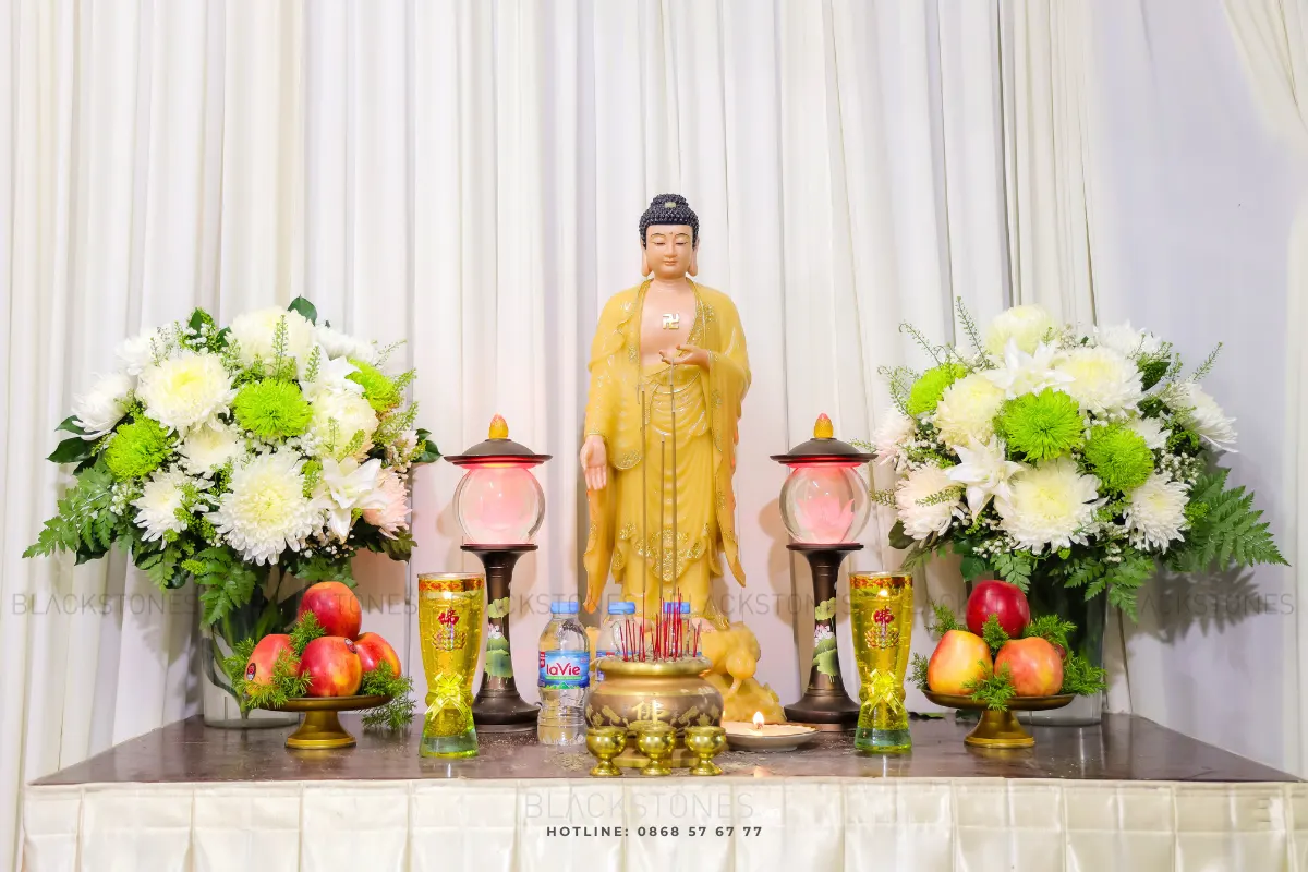 bàn phật tang lễ cơ bản Thiên An Phật Giáo - Tân Phú