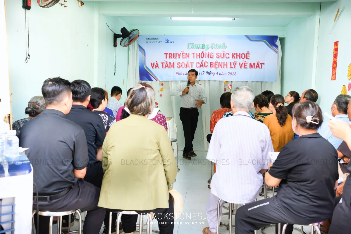 BLACKSTONES Truyền thông sức khỏe và tầm soát các bệnh lý về mắt