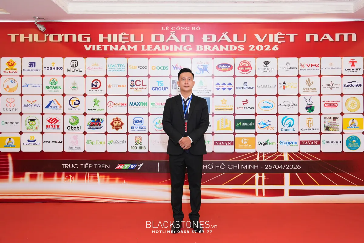 đại diện BLACKSTONES THƯƠNG HIỆU DẪN ĐẦU VIỆT NAM 2026