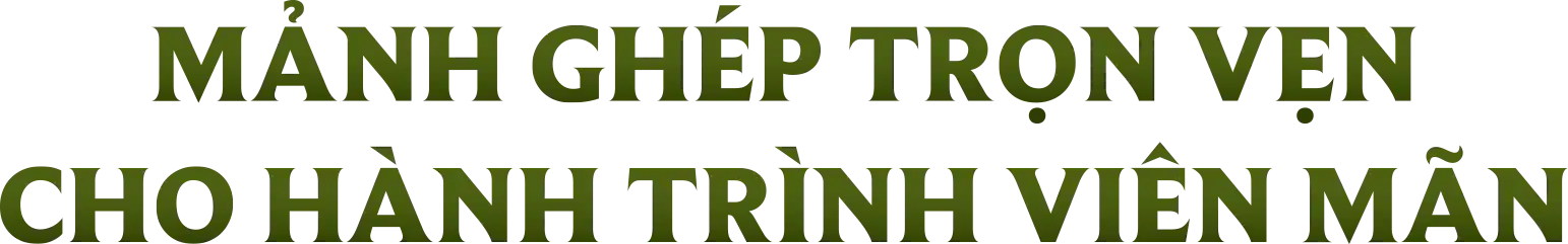 Text Mảnh ghép trọn vẹn